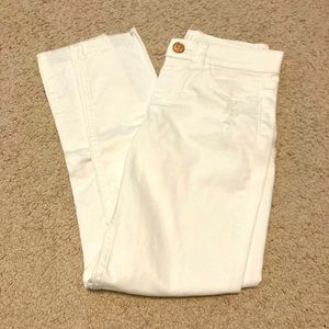 Justice white jeans